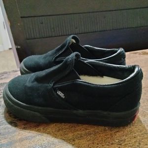 Great condition.. Vans, 7 toddler, Black canvas